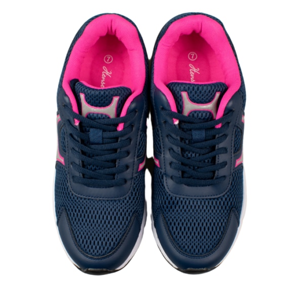 Henselite Athletica Women's Bowls Shoe Navy Cerise